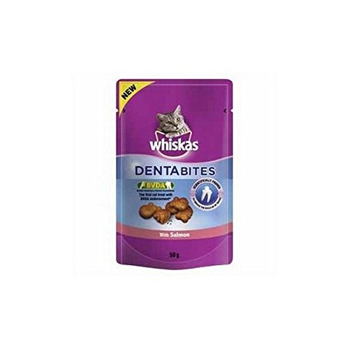 Preisvergleich Produktbild Whiskas Pflege Und Leckereien Dentabites Lachs (50 G)