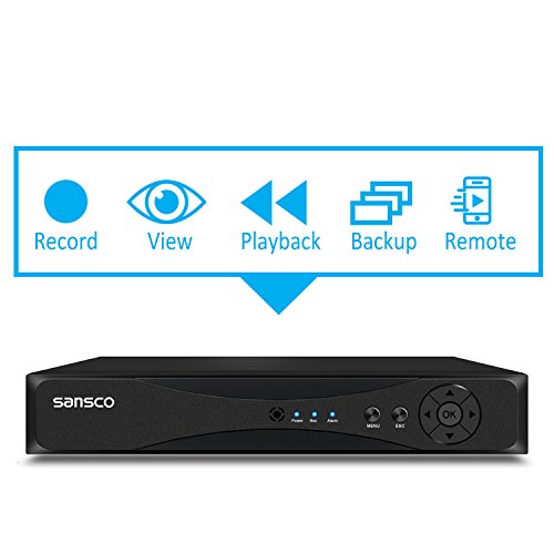 TRUE-1080p-SANSCO-4-Channel-FHD-CCTV-Camera-System-with-4-2-Mega-pixel-Indoor-Outdoor-Dome-Cameras-and-1TB-Internal-Hard-Drive-2MP-Live-Streaming-RecordingPlayback-1080p-Smart-DVR-Instant-Email-Alerts