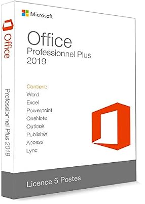 MP CONCEPTION Exclusive Office 2019 Pro Plus | 5 PC | Clé de licence et téléchargement
