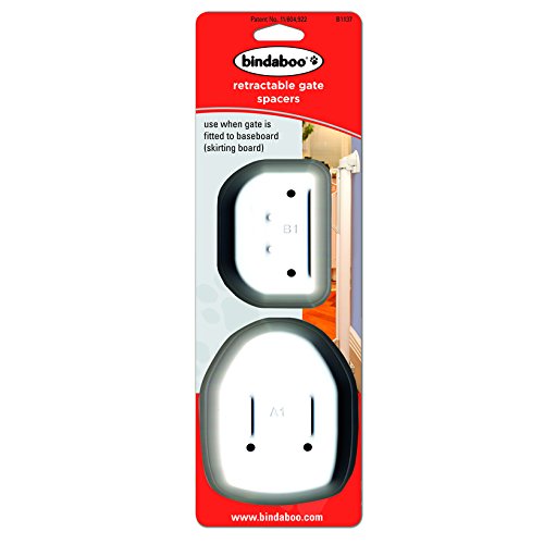 Bindaboo Retractable Pet Gate Spacers White