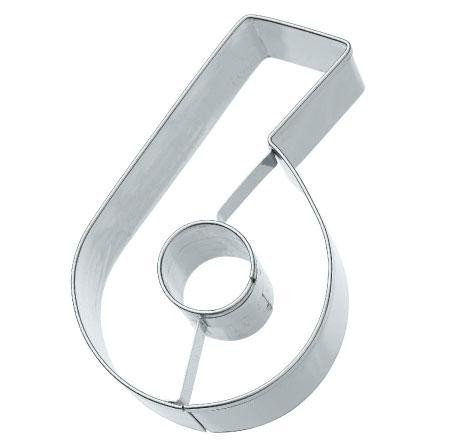 Birkmann Ausstechform Zahl 5, 6 cm, Edelstahl - 3