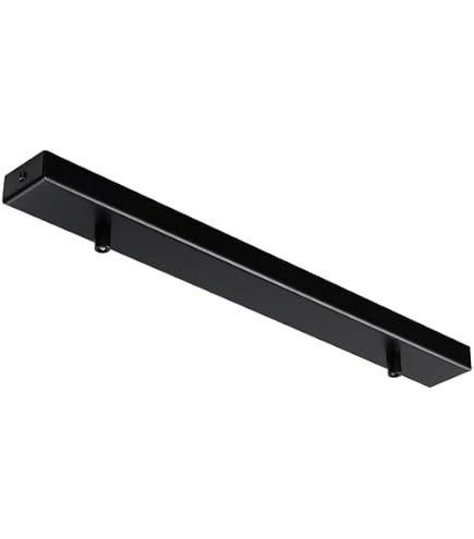 Rosone Lineare All In Metallo Nero 5 Luci | Leroy Merlin