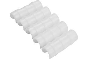 WIIYENA Lot de 20 clips de fixation pour film de serre adaptés à différentes tailles de tuyaux (25 mm, blanc)