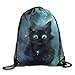 Produktbild LoveBiuBiu Drawstring Backpack Gym Bag Travel Backpack, Cute Cat Anime, Gym Backpacks for Boys Girls