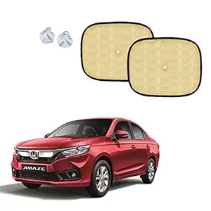Car Window Shade, Auto Sunshade for Blocking UV Ray and Protecting Sunshade for Honda New Amaze (Set of 2)