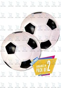 THE DDS STORE Dog Puppy Cat Funny Giggling Squeaky Squeaker Quack Sound Tugging Chewing Ball Toys Pet Accessories -Pack of 2