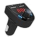 Produktbild Bluetooth FM Transmitter, Blufree Kfz FM Transmitter Auto Radio Adapter Freisprecheinrichtung mit USB-Ladegerät, LED-Anzeige, TF-Karte, USB-Player, Bluetooth-Streaming für die meisten Bluetooth-Geräte