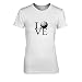 Produktbild Todesstern Love - Damen T-Shirt, Größe: M, Farbe: weiß