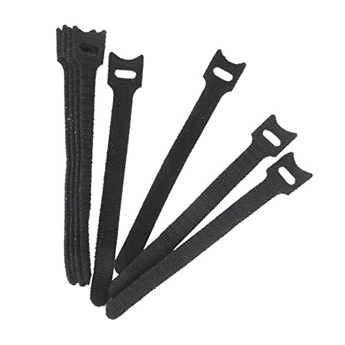 50pcs Correas de Cable de Color Negro