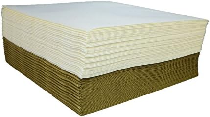 50x High Quality Napkins by Sepkina Gala Birthday Wedding Napkins Uni Plain Cream Champagne Ivory Gold