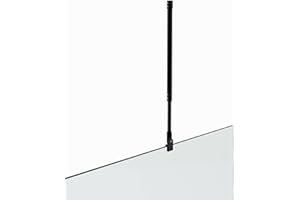 Moments of Glass Barra estabilizadora/barandilla para tetos de Ducha de Vidrio y estabilizador de Walk in. Es Extensible de 52,5 a 75 cm - 21BM