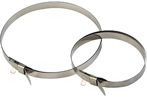 ZYNCUE 20 pares de abrazaderas de arranque de junta CV, universal, ajustable, de acero inoxidable, kit de abrazadera de crimpado para botas (tamaño pequeño y grande)