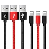 cable lightning a usb [Compatibilidad Perfecta]: - Funciona perfecto con Phone X / 8 / 8 Plus / 7 / 7 Plus / SE / iPhone 6S / 6S Plus/ 6 / 6 Plus / 5 / 5C / 5S, Phone SE, Pad Air, Pad mini, Pad Pro, Pod Nano séptima generación y más dispositivos iOS sistema.