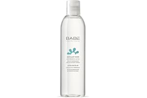 BABE Laboratorios Babé - Agua Micelar 250 ml, Ingredientes de Origen Natural, Para Todo Tipo de Pieles, Piel Sensible, Unisex, Uso Diario, Elimina la Suciedad, Hidratante, Calmante, Desmaquillante