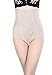 Bigood Women Sheer Mesh Boyshort High Waist Underpants Apricot XXL Waist 80-86cm