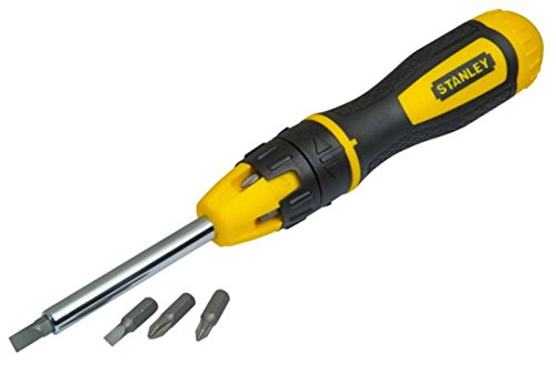 Stanley Multi-Bit Ratschenschraubendreher Set, 20 teilig, SL/PH/TX/SQ/Steckschlüssel, mit Bithalter, STHT0-62574 - 2