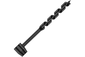 IRAZA Handbohrer,Handbohrmaschine für Holzbearbeitung,Manueller Schraubenschlüssel,Erdlochbohrer,Spiralbohrer für Outdoor-Camping, Wandern, Dschungelabenteuer (19 * 230)