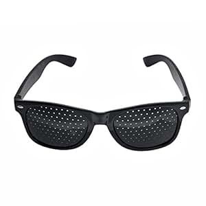 DAUCO Rasterbrille Lochbrille - Augentraining Für Kurz- & Weitsichtige