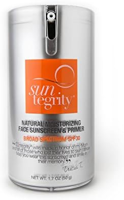 Suntegrity Skincare - Natural Moisturizing Face Sunscreen & Primer, Broad Spectrum SPF 30 (Formerly called: Suntegrity All Natural Moisturizing Face Protection SPF 30)