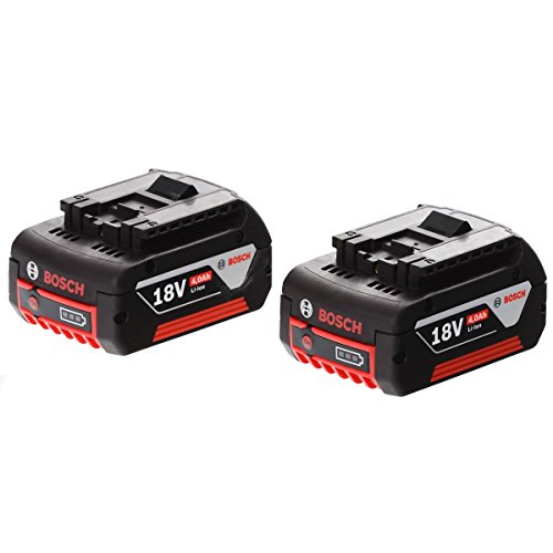Bosch Blau +Einschub-Akku 2-Stück 18 V 4 Ah, 1.600.Z00.042