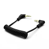 100 % Brandneu ¨¹berlegene ZRL 3,5 mm Stereo-rechten Winkel 90¡ã Stecker auf Stecker Jack Coiled Audio Aux Verl?ngerungskabel 3,5 mm Stecker f¨¹r 3,5-mm-Buchsen Autoradios und vieles mehr