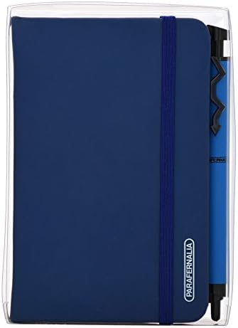 Parafernalia Ballpoint Pen Set Notebook – Hollywood + A6 Ruled Notebook – THE PERFECT GIFT blue