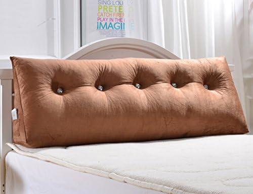SUBBYE Lumbar Pillows Cushions Triangle Detached Sofa Cushions Pillow Double Bedside Soft Bag Backrest Size Optional ( Size : 120cm )