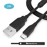 🎮[ Lo que Obtendrá ]: 1 * 3 Metros Cable PS4 + 1 * Organizador de Cable + 60 Días de Devolución del Dinero + 12 Meses de Garantía + 100% de Servicio al Cliente Satisfecho