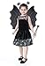 Produktbild Iso Trade Kostüm Set Hexe Kinder 2 Farben Rot/Schwarz Outfit Halloween Rock Zauberstab 6408, Farbe:Schwarz