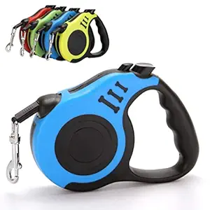 T-Vitek 5m Dog Leash for Small Medium Dogs Retractable Dog Leash Automatic Flexible Dog Puppy Cat Traction Rope Belt Upto 15 kg Pet