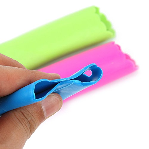 OUNONA 2pcs Knoblauchschäler, Knoblauch peeler, Knoblauchrolle schwarz aus Silikon,Gemüseschäler, Spülmaschinengeeignet, einfaches nützliches Küchenwerkzeug, Küchenzubehör - 2