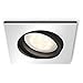 Produktbild Philips Hue White Ambiance Milliskin - Einbaustrahler, silber, quadratisch 1er Erweiterung
