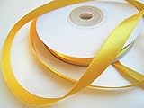 50 m Satin-Schleifenband in 6 mm Breite : Gold-Gelb