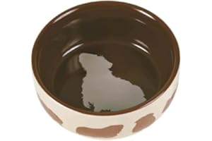 TRIXIE Torx 60732 Ceramic Bowl for Guinea Pigs 250 ml 11 cm, color assorted