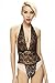 Fashion Women Sexy Stimulate Lace Lingerie Babydoll See-through Dress Black New