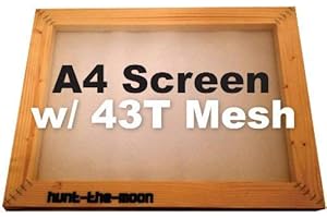 Hunt The Moon Wooden Screen Printing Frame, Medium A4 43t