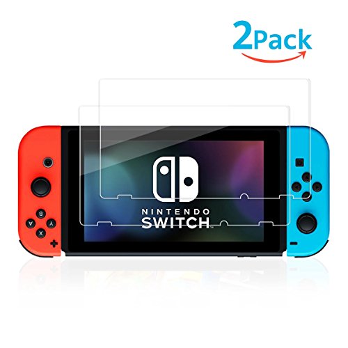 NONZERS Pacco da 2 Pellicole Protettive in Vetro Temperato Screen Protector per per Nintendo Switch