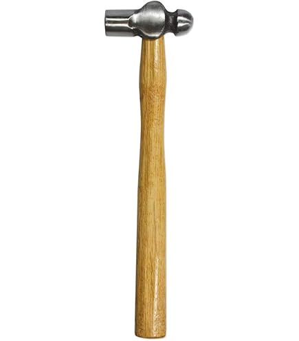 4-in-1 Kugelhammer Für Juweliere - Messing, Nylon & Faser Köpfe 25cm