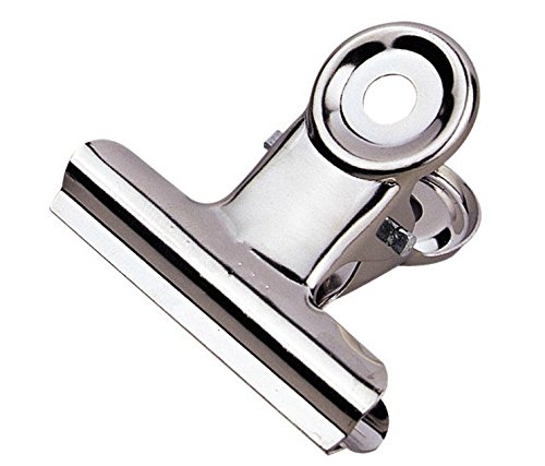 50mm Chrome Letter Clip Bulldog Binder Paper Clip Clamp Metal Clip Silver x 1000