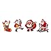 Produktbild 1-4pcs / set Cartoon Weihnachtsbaum LED Glowing Pins Emaille Weihnachtsmann Broschen Abzeichen Weihnachten Schnee Dekoration Geschenk