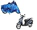 Auto Pearl Premium Quality - 100% Water Proof Ocean Blue Bike Body Cover With Mirror Pockets, Buckle Belt, Carry Bag For - Honda Activa 125 RS.799.00