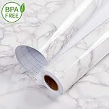 🐼PaperMarble contacto papel autoadhesivo 🐼 propósito: el tipo de papel autoadhesivo de mármol se puede utilizar para varias superficies lisas, como muebles, paredes, armarios, mesas, etc. Puede diseñar un aspecto único y personalizado y renovar sus muebles antiguos.