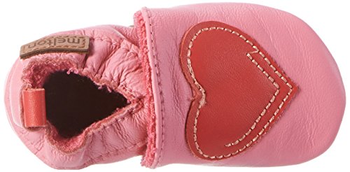 Melton Baby Mädchen Krabbelschuh Heart aus Weichem Leder - 7