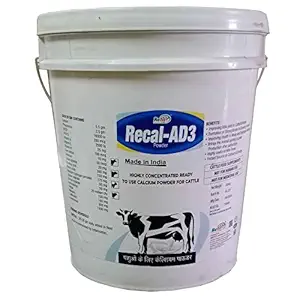 REFIT ANIMAL CARE Calcium Powder for Cow, Cattle, Buffalo, Goat & Animals, 20 Kg, Recal AD3