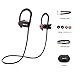 Produktbild Sport Kopfhörer, Wirezoll Kabelloser Bluetooth 4.1 In Ear Sportkopfhörer mit Praktischer Sport Hüfttasche, Bassvertärker, ATP-X Technologie, CVC 6.0 Lärmreduzierung, Ipx4 Schweißfest, Eingebaut Mikrofon, Freisprechfunktion für iOS und Android Handys, Schwarz