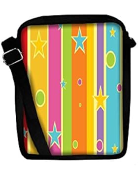 Snoogg , Damen Umhängetasche mehrfarbig multi