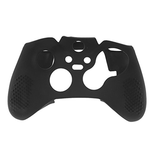 Preisvergleich Produktbild Silikon Schutzhülle Cotroller Gehäuse für Xbox One-Game-Controller - Schwarz, 175x115x55mm