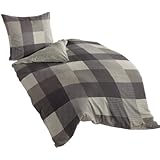 Bierbaum 6323_02 Mako-Satin-Bettw&auml;sche Dessin, 155 x 220 cm und 80 x 80 cm, kitt 02