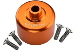 GPM HPI Savage XL Flux Upgrade Parts Aluminium Front Or Rear Differential Case - 1 Set Orange