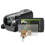 Optimaler Schutz und ein unglaublicher Effekt, wenn das Panasonic HC-V500 Display beim Einschalten erleuchtet und aus der vorher verspiegelten Fläche eine durchsichtige Schutzfläche wird